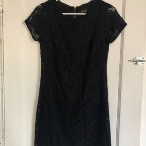 Black lace dress